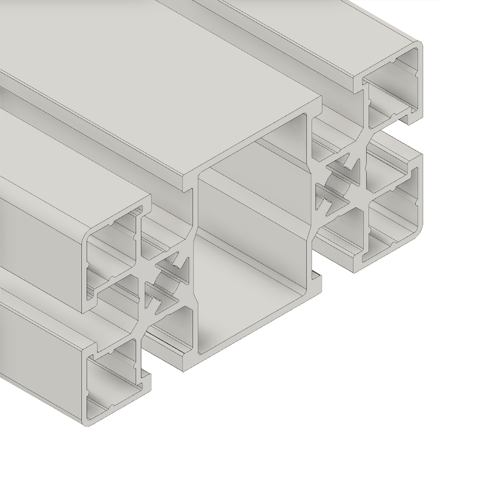 10-4590-0-900MM MODULAR SOLUTIONS EXTRUDED PROFILE<br>45MM X 90MM, CUT TO THE LENGTH OF 900 MM